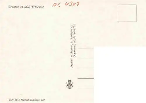 AK / Ansichtskarte 73981135 Oosterland_NL Teilansichten Windmuehle