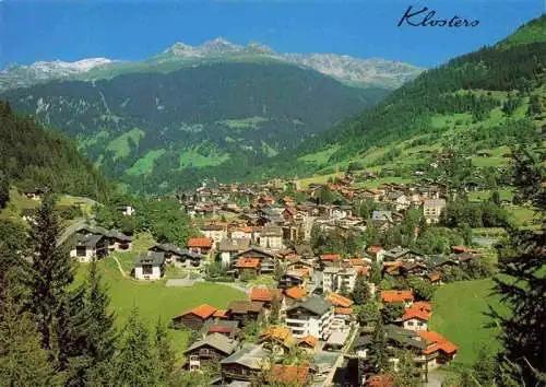 AK / Ansichtskarte  Klosters-Serneus_GR Panorama mit Madrisa