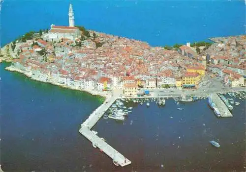 AK / Ansichtskarte  Rovinj_Rovigno_Istrien_Croatia Altstadt Halbinsel Hafen