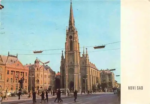 AK / Ansichtskarte  Novi_Sad_Novoy_Sada_Ujvidek_Serbija Stadtzentrum Kirche