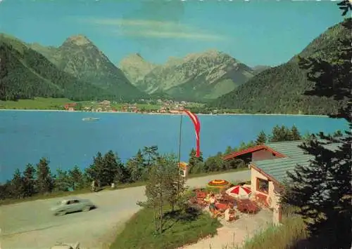 AK / Ansichtskarte 73981232 Pertisau_Achensee_Tirol_AT Blick vom Terrassenrasthaus Bergkristall