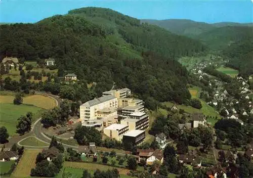 AK / Ansichtskarte 73981258 BAD_LAASPHE Schlossberg Klinik Fliegeraufnahme