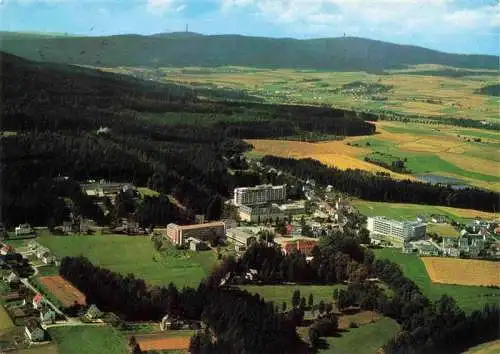 AK / Ansichtskarte  Alexandersbad_Bad_Wunsiedel_Bayern Fliegeraufnahme mit Ochsenkopf und Schneeberg