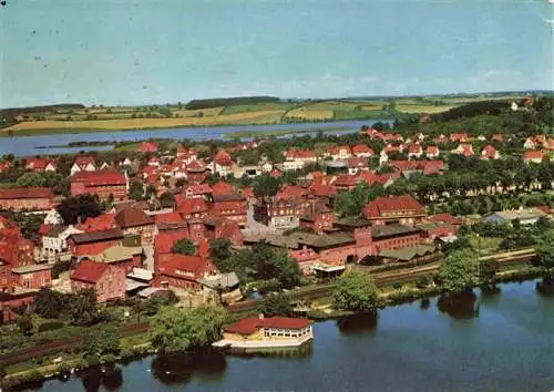 AK / Ansichtskarte  Ploen_am_See_Schleswig-Holstein Cafe und Gaststaette See Pavillon Fliegeraufnahme