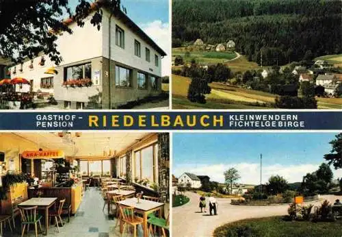 AK / Ansichtskarte  Kleinwendern Gasthof Pension Riedelbauch Gastraum Panorama Park