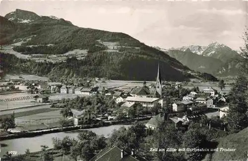 AK / Ansichtskarte  Zell_am_Ziller_Tirol_AT Panorama mit Gerlosstein und Tristner Zillertaler Alpen