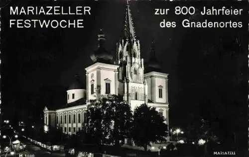 AK / Ansichtskarte 73981329 Mariazell__Steiermark_AT Mariazeller Festwoche zur 800 Jahrfeier des Gnadenortes