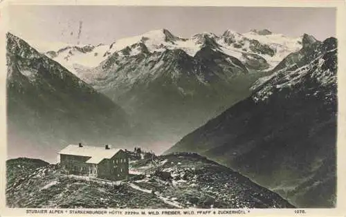 AK / Ansichtskarte 73981331 Starkenburgerhuette_2229m_Stubaital_AT Berghaus Stubaier Alpen