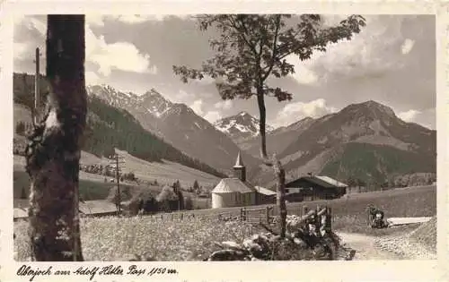 AK / Ansichtskarte  Oberjoch_Bad_Hindelang Panorama Breitenberg Rotspitze Entschenkopf und Imberger Horn Allgaeuer Alpen