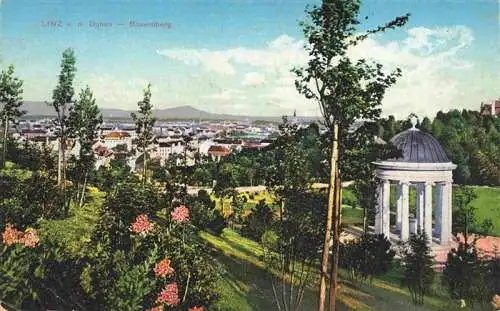 AK / Ansichtskarte  LINZ_DONAU_AT Panorama Blick vom Bauernberg Pavillon