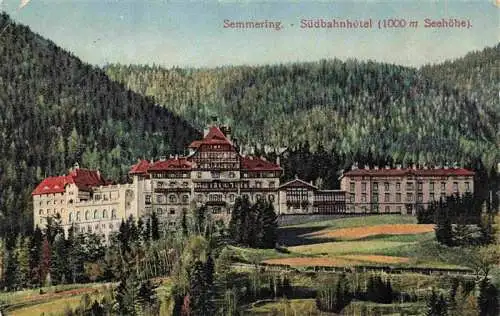 AK / Ansichtskarte  Semmering_Niederoesterreich Suedbahnhotel