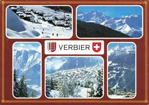 AK / Ansichtskarte  Verbier_VS Teilansichten Panorama