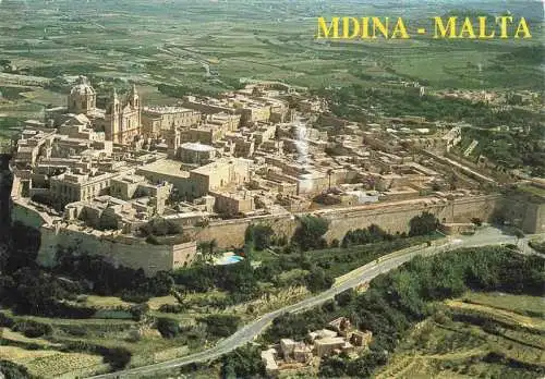 AK / Ansichtskarte 73981448 Mdina_Malta Citta Vecchia Fliegeraufnahme