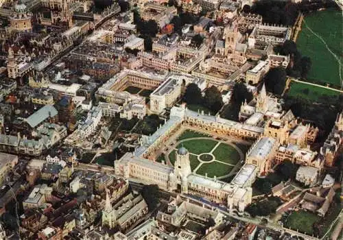 AK / Ansichtskarte  Oxford__Oxfordshire_UK Aerial view of Christ Church