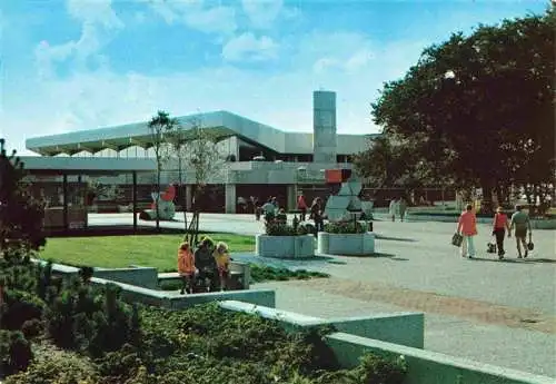 AK / Ansichtskarte  Duhnen_Cuxhaven Hallenbad Vorplatz