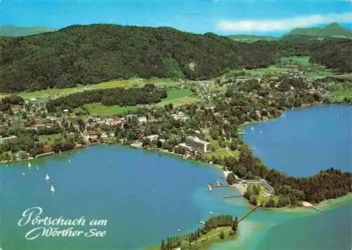 AK / Ansichtskarte  Poertschach_Woerthersee Fliegeraufnahme