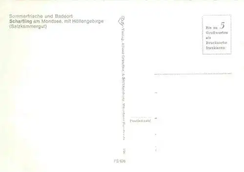 AK / Ansichtskarte  Scharfling am Mondsee mit Hoellengebirge