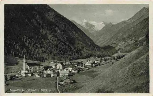 AK / Ansichtskarte  Neustift__Stubaital_Tirol_AT Panorama Stubaier Alpen