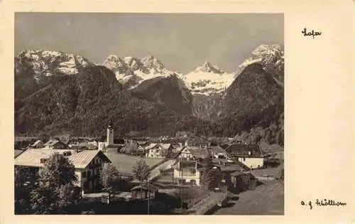 AK / Ansichtskarte 73981637 Lofer_AT Panorama Blick gegen Loferer Steinberge