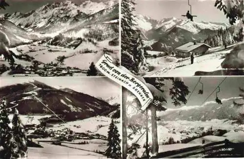 AK / Ansichtskarte 73981673 Steinach_Brenner_Tirol_AT Panorama Blick von der Bergeralm aus Wintersportplatz Alpen