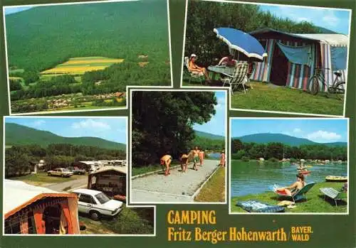 AK / Ansichtskarte  Hohenwarth_Koetzting Camping Fritz Berger Teilansichten