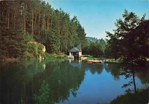 AK / Ansichtskarte  Pottenstein_Niederoesterreich Schoengrundsee