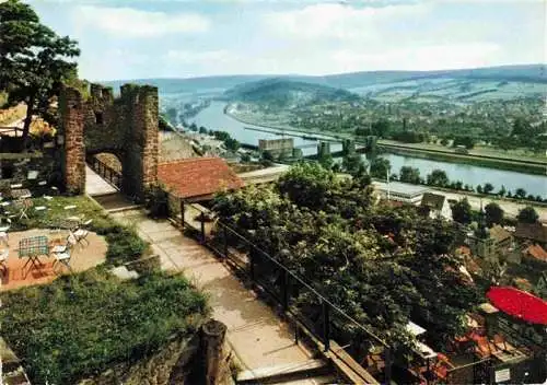 AK / Ansichtskarte 73981773 Klingenberg__Main_Bayern Burg Terrassen Cafe Panorama