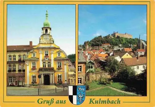 AK / Ansichtskarte  Kulmbach Rathaus und Plassenburg