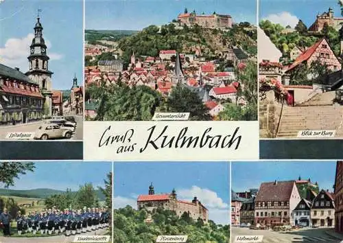 AK / Ansichtskarte 73981777 Kulmbach Spitalgasse Stadt und Burg Knabenkapelle Plassenburg Holzmarkt