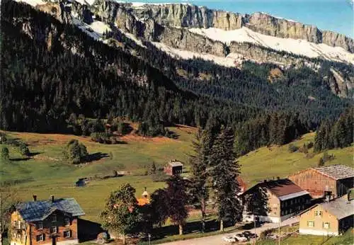 AK / Ansichtskarte 73981800 Tiefenbach_Oberstdorf Blick auf Gottesackerwaende Berggasthaus Rohrmoos