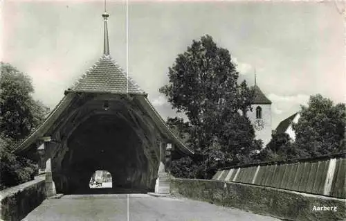 AK / Ansichtskarte  Aarberg_BE Bruecke Tunnel