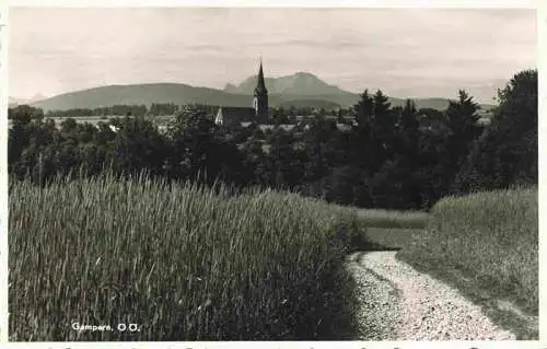 AK / Ansichtskarte 73981842 Gampern_Traunviertel_Oberoesterreich_AT Panorama Feldweg Blick zur Kirche