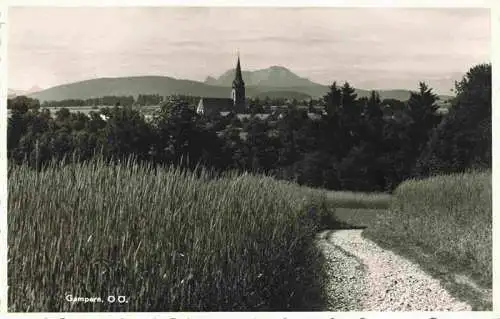 AK / Ansichtskarte  Gampern_Traunviertel_Oberoesterreich_AT Panorama Feldweg Blick zur Kirche