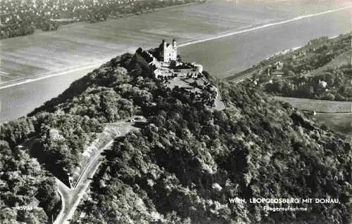 AK / Ansichtskarte  Wien_AT Leopoldsberg mit Donau