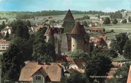 AK / Ansichtskarte  Heidenreichstein_Niederoesterreich_AT Teilansicht mit Burg