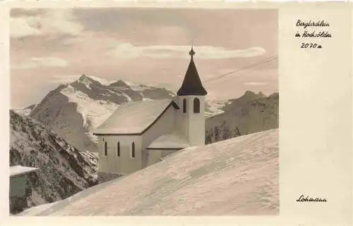 AK / Ansichtskarte  Hochsoelden_Tirol_AT Bergkirchlein Wintersportplatz oetztaler Alpen