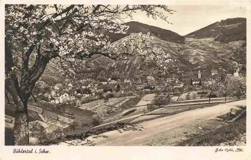 AK / Ansichtskarte  Buehlertal Panorama Luftkurort Schwarzwald Baumbluete