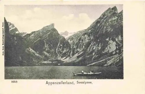 AK / Ansichtskarte  Seealpsee_1139m_Saentis_IR Bergsee Appenzeller Alpen