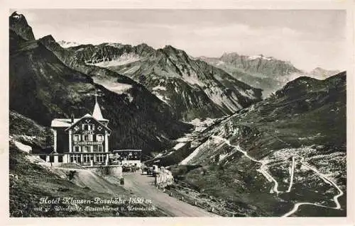 AK / Ansichtskarte  Klausenpass_1948m_UR Hotel Klausen-Passhoehe Alpenpanorama