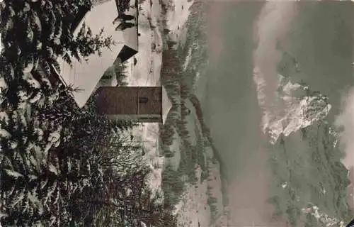 AK / Ansichtskarte  Adelboden_BE Panorama Kirche und Nuenihorn Berner Alpen