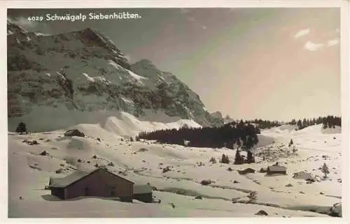 AK / Ansichtskarte  Schwaegalp_AR Winterpanorama Siebenhuetten