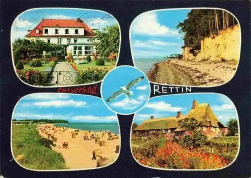AK / Ansichtskarte 73981951 Rettin_Neustadt_Holstein Kurhaus Strandpartien Inselhaeuser