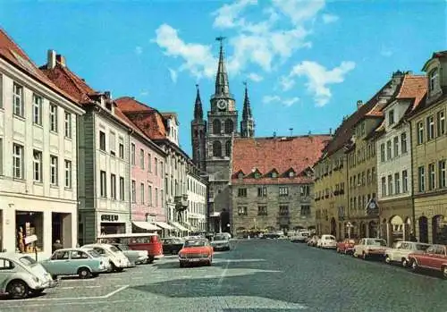 AK / Ansichtskarte  Ansbach_Mittelfranken Martin Luther Platz