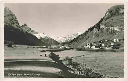 AK / Ansichtskarte  Spluegen_Hinterrhein_GR Panorama Blick gegen Rheinwaldgebirge