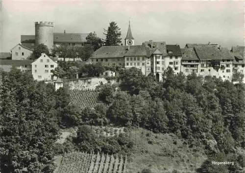 AK / Ansichtskarte  Regensberg_Dielsdorf_ZH Teilansicht Altstadt