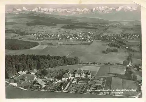 AK / Ansichtskarte  Schwand_Muensingen_BE Landwirtschafts- und Haushaltungsschule Alpenkette