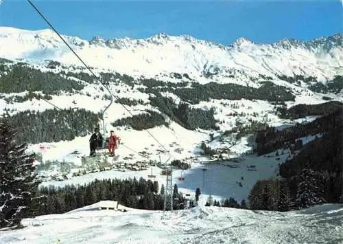AK / Ansichtskarte  Churwalden_GR Wintersportplatz Alpen Sesselbahn Radaschier