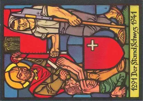 AK / Ansichtskarte  SCHWYZ_SZ Schwyzer Standesscheibe