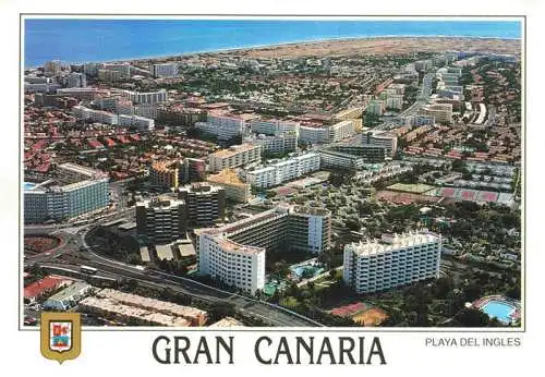 AK / Ansichtskarte 73982072 Playa_del_Ingles_Gran_Canaria_ES Fliegeraufnahme