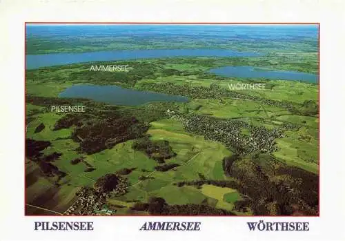 AK / Ansichtskarte 73982073 Ammersee_Bayern und Umgebung mit Pilsensee und Woerthsee
